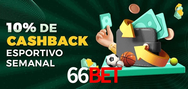 10% de bônus de cashback na 66bet